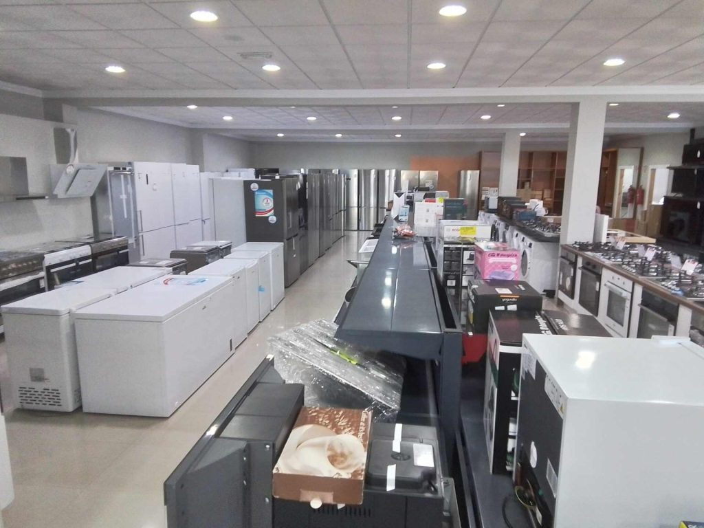 Tienda de electrodomésticos variados