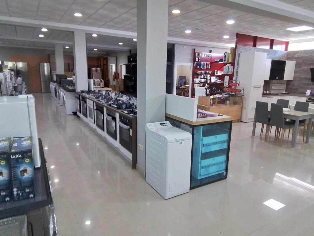 Tienda de electrodomésticos moderna